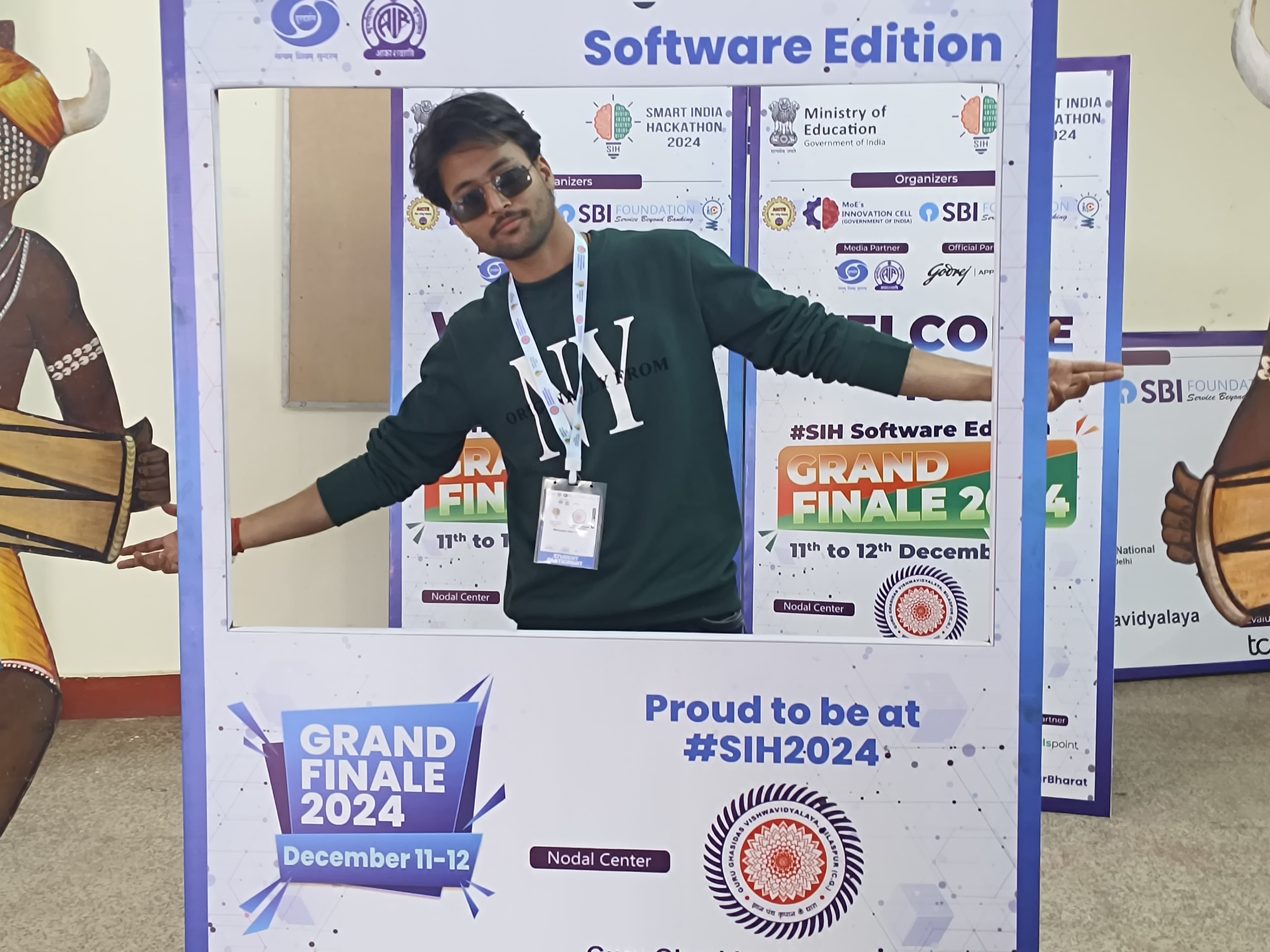 Smart India Hackathon event moment